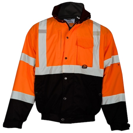 2X, Orange, Class 3, Ripstop Bomber Jacket